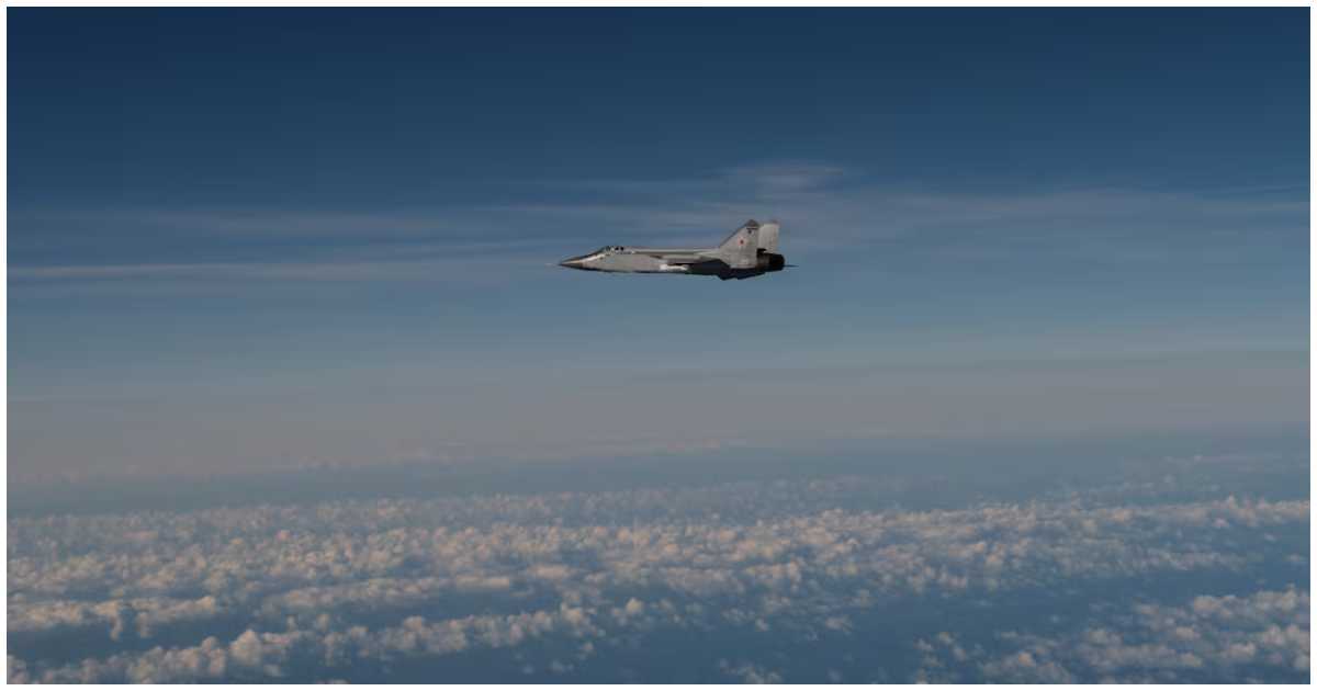 গত শুক্রবার রাশিয়ার মিগ-৩১ যুদ্ধবিমান এস্তোনিয়ার আকাশসীমায় প্রবেশের অভিযোগ ওঠে। ছবি: রয়টার্স